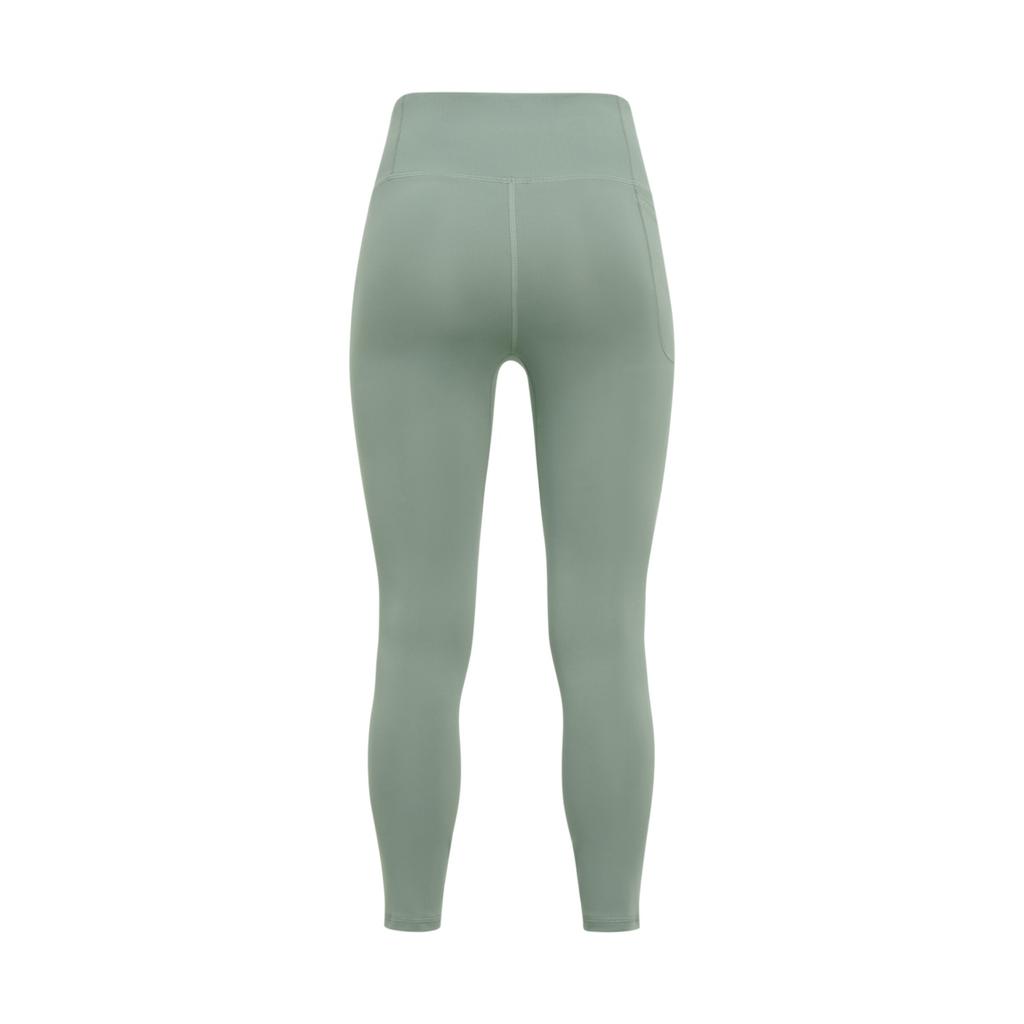 Under Armour Movement Lightweight Sweat-Wicking Breathable Simple Comfortable Tight Fitness Training Yoga Pants Women Bottoms Lime-Green 1372120-348