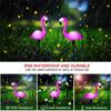 1/3PCS Flamingo Solar Light IP65 Waterproof LED Stake Light Landscape Ground Lamp for Outdoor Pathway Xmas Garden Decor