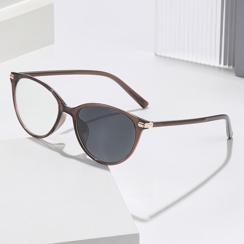 

Новые Винтажные Фотохромные Очки Кошачий Глаз для Близоруких с Защитой от Синего Света, Меняющие Цвет, Очки для Чтения с Отрицательным Диоптрием -4.0 0