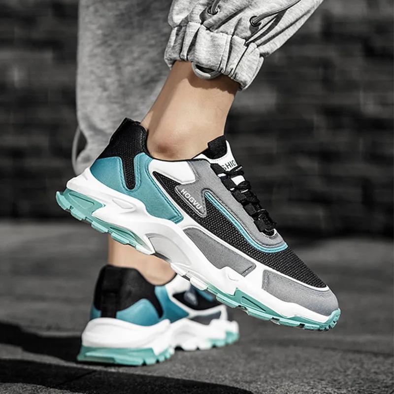 Luxury 2024 Breathable Sports Shoes Versatile Casual Shoes Mesh Breathable Men's Shock Absorbing Marathon Running Shoes Sneakers