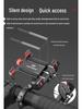Aluminum Alloy Shockproof Bicycle & Motorcycle Phone Mount with Silicone Quick Release