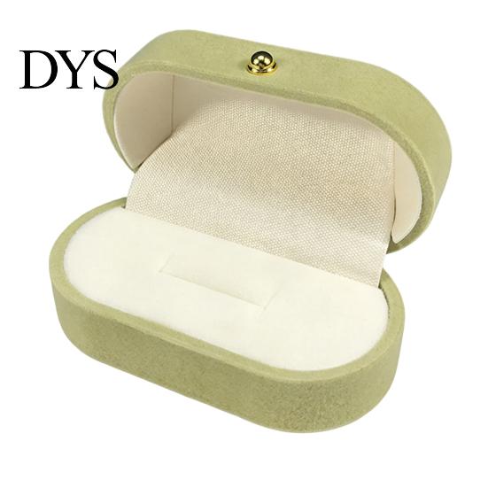 Small Velvet Jewelry Pouch Pearl Box, Anti-Scratch Lining Organizer with Golden Metal Bridal Keepsake Box Buckle, Decorative Storage Case for