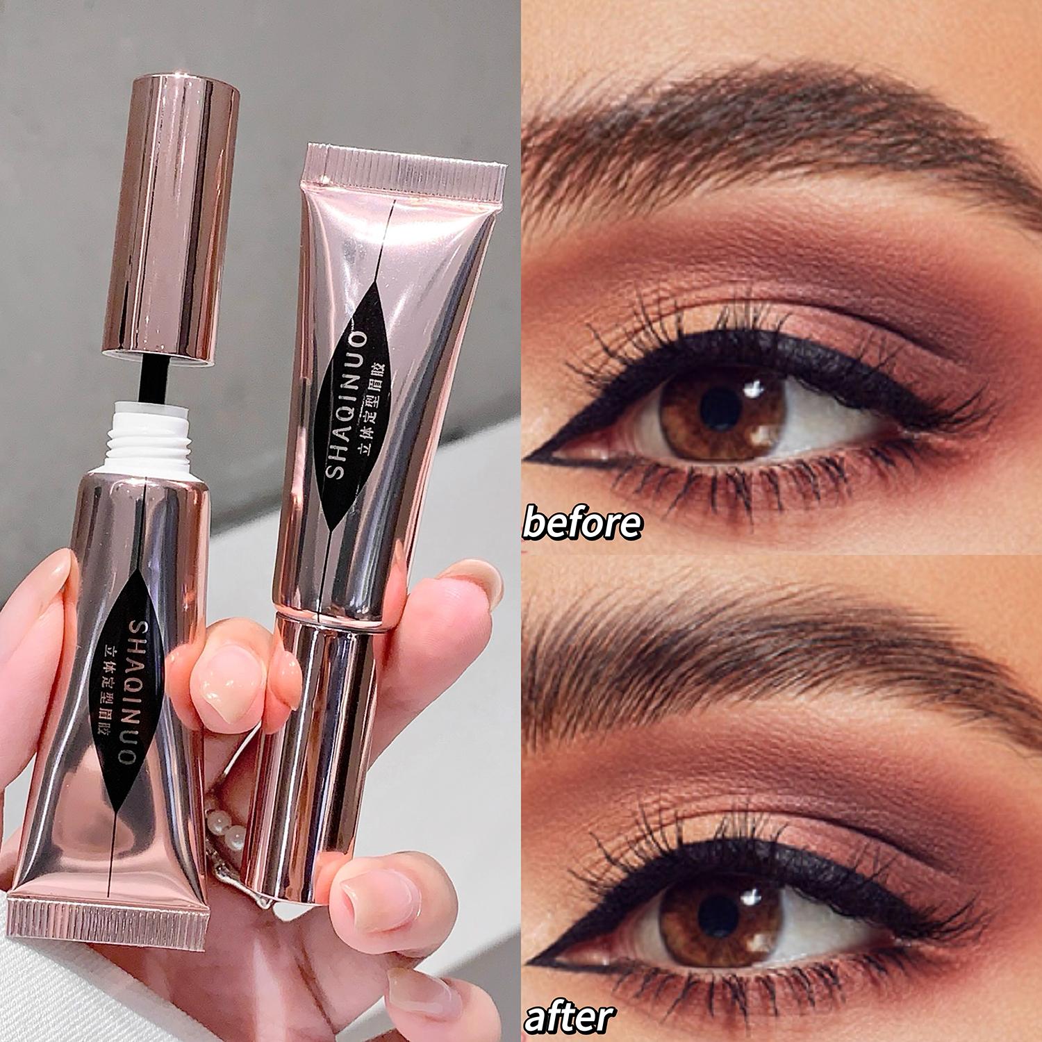 

ШАЦИНУО Трехмерный гель для укладки бровей Жидкость для укладки бровей Натуральная укладка Прозрачный бесцветный гель