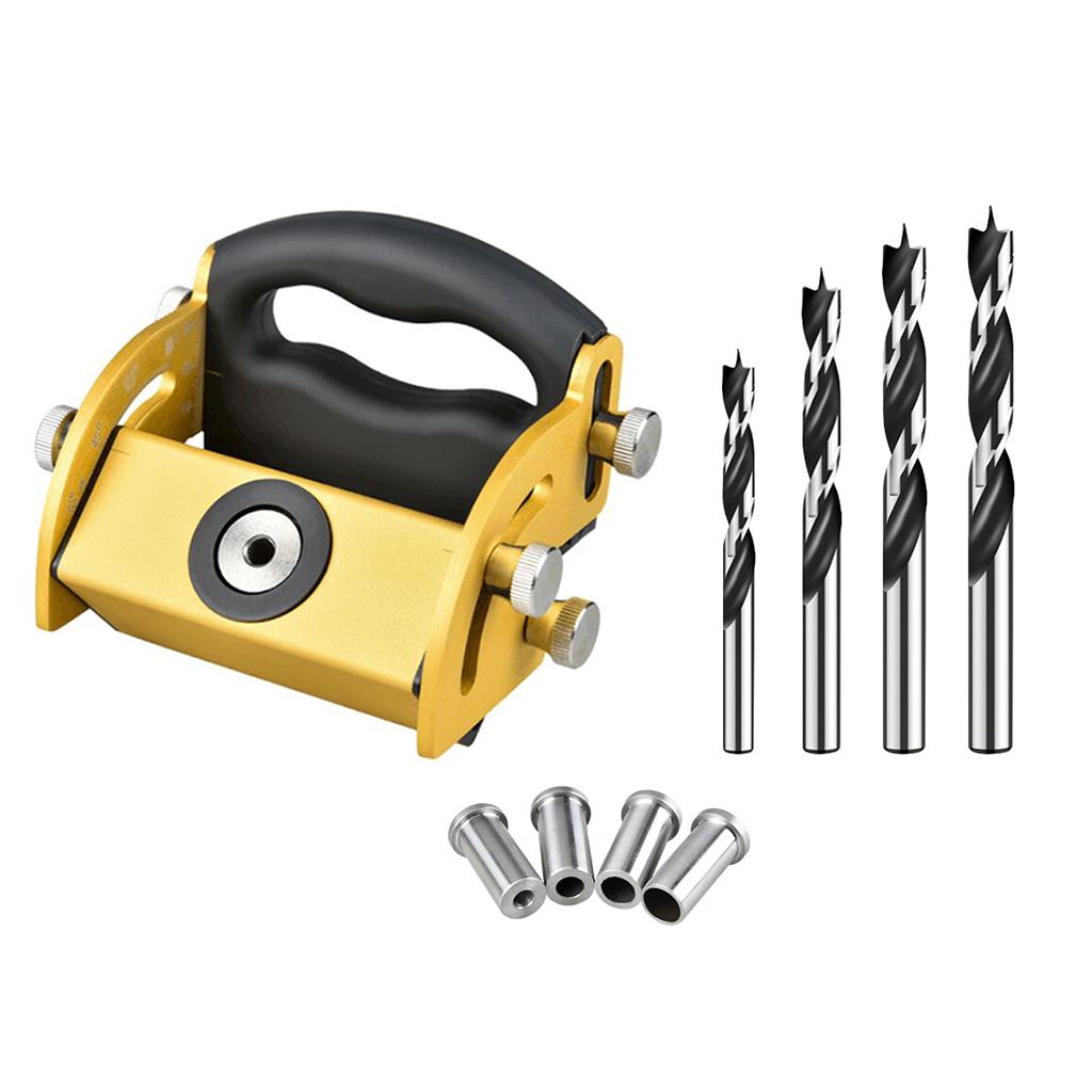 Adjustable 0-90° M6 M8 M10 M12 Oblique Hole Locator Puncher Positioner Carpentry