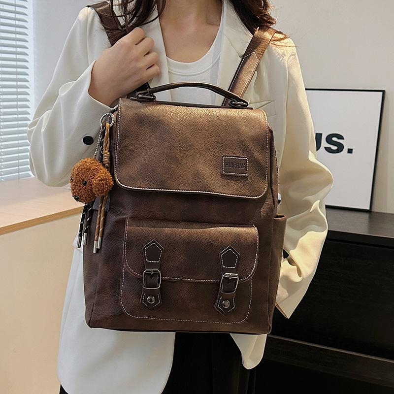 Fashion Large-capacity Backpack Women's New Versatile College Student Schoolbag Travel Backpack