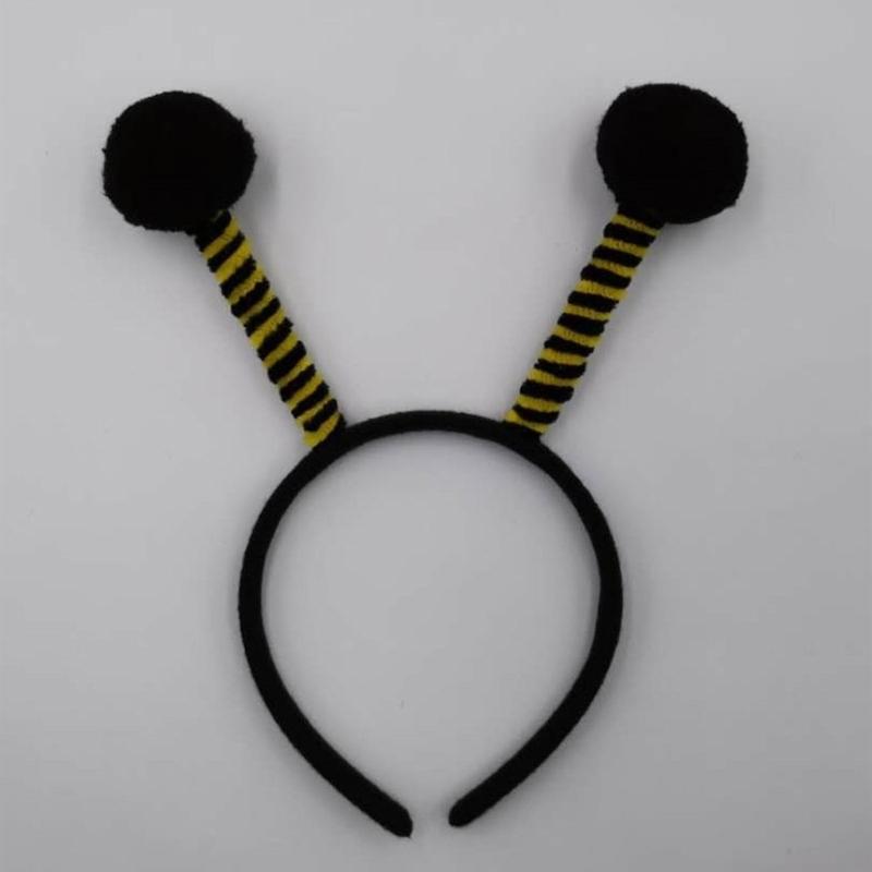 Bumble Bees Costume Kit for Kids Adult Bees Costume Antenna Headband Antenna Glasses for Halloween Cosplay Party Props