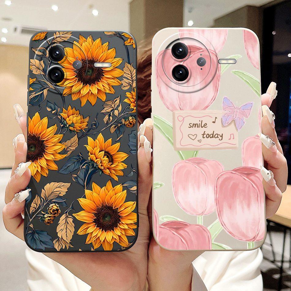 For Xiaomi Poco F7 Ultra / Poco F7 Pro Elegant Butterfly Floral Phone Case For Poco F7ultra F7Pro Soft Silicone Shockproof Cases