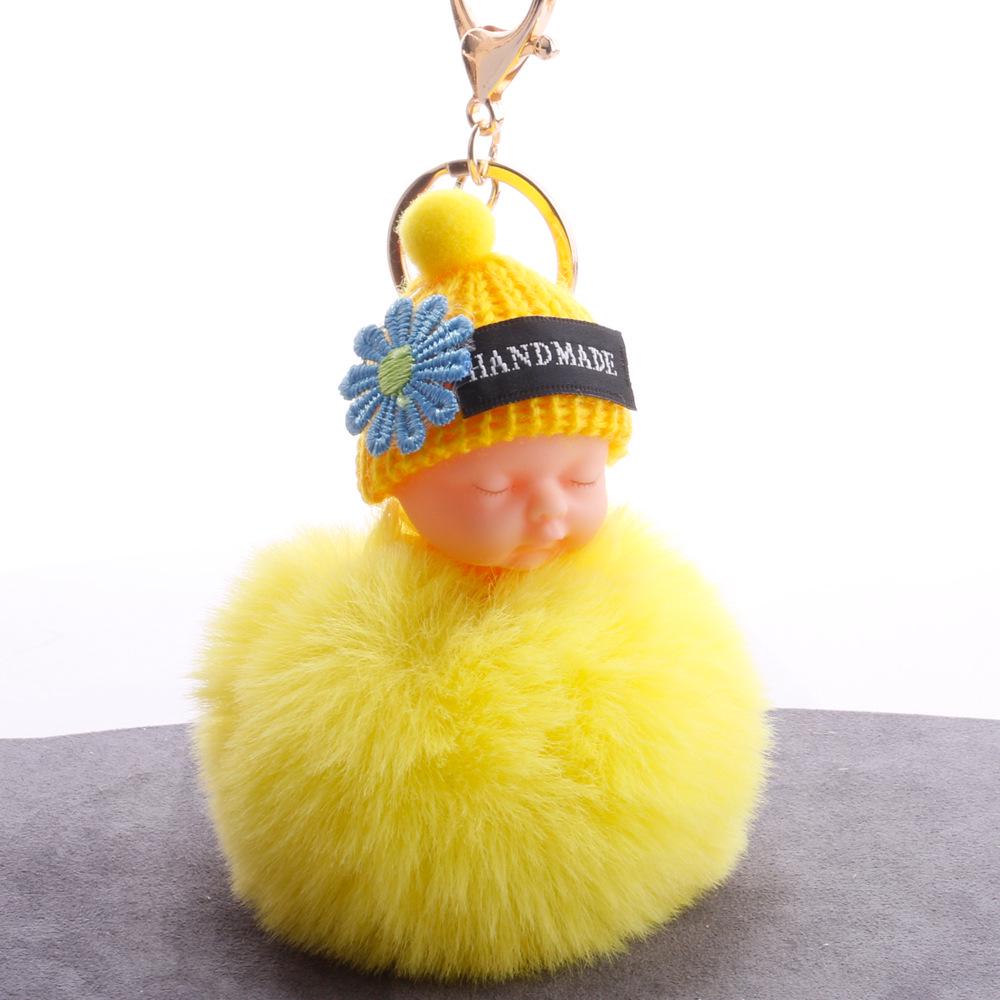 Výprodej Ručně vyráběná kožešinová bambulka na klíčenky Králičí kožešinová koule Klíčenky Držák na klíče Ozdoby na telefon Kabelka Šperky Doplňky