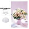 Half Ball Craft Foam Semicircle Ornament Polystyrene Balls For Diy Flower Arrangement Kids Painting Holiday Decor Projects