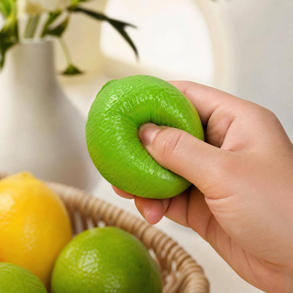 Lemon Stress Toy - Shaped Sensory Toy for Kids and Adults