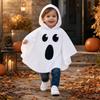 Kids Halloween Hooded Cape with Print Party Costume for Baby Boys and Girls Fall Outdoor Wear