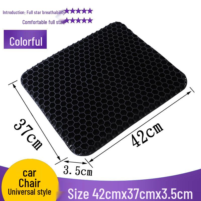 Honeycomb TPE Gel Seat Cushion: Ideal for Cars, Chairs, Sofas, and Students