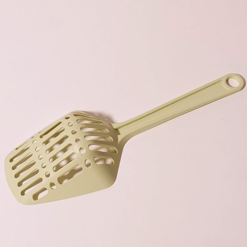 Cat Litter Scoop Long Handle Cat Litter Shovel Hangingable Sand Scoop for Cats Toilet Cleaning Big Hole Cats Shovel Pet Products