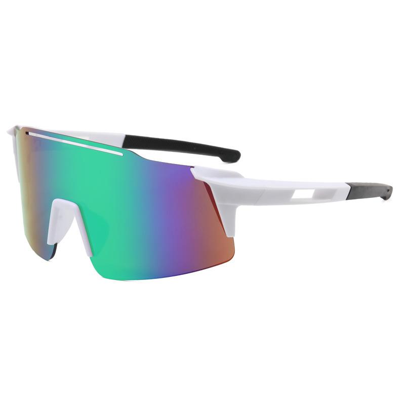 

New Men And Women Sunglasses Integrated Windproof Sand Protection Goggles, Outdoor Mountaineering, Uv Protection 03 зелёный