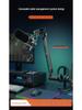 Professional Desktop Boom Arm Mic Stand with Condenser Mic Clip and Phone Holder