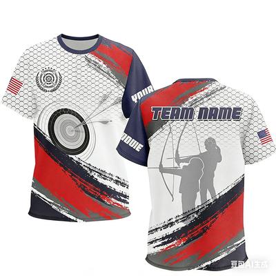 Personalized Archery Funny 3D Printing Men's T-shirts Fashion Comfortable Plus Siz Casual Short-sleeved T-Shirt