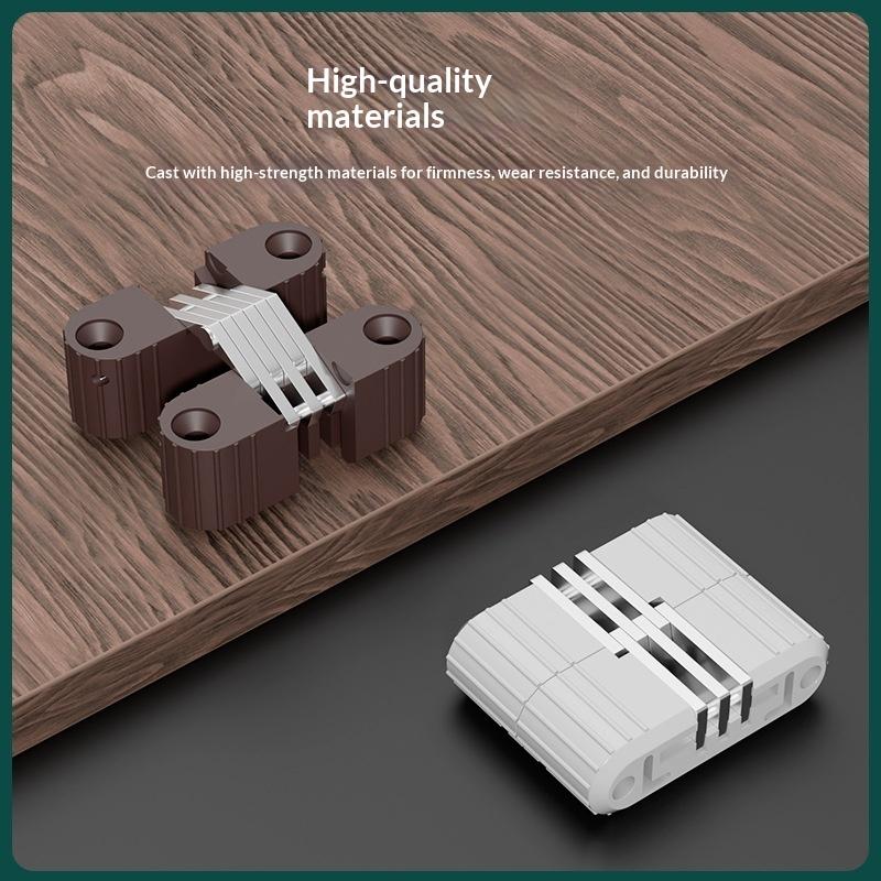 Krzyżowe Ukryte Zawiasy Plastikowe Żelazne Składane Drzwi Stół i Krzesło Zawias Krzyżowy Plastikowy Zawias Ukryty Akcesoria Meblowe