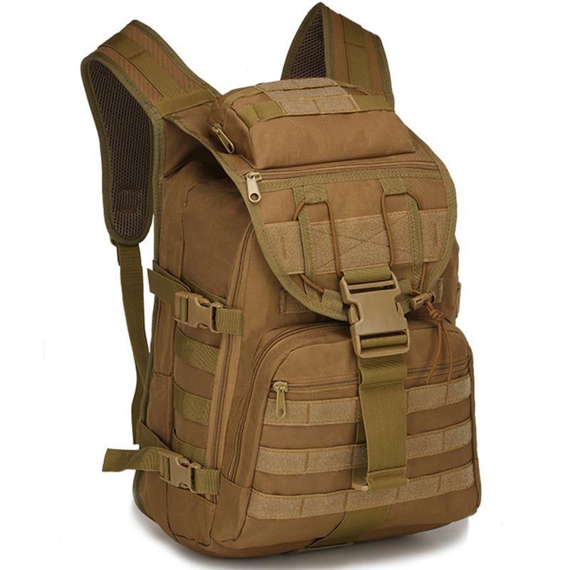Durable 40l Outdoor Military Tactical Backpack With Adjustable Straps And Waist Protector