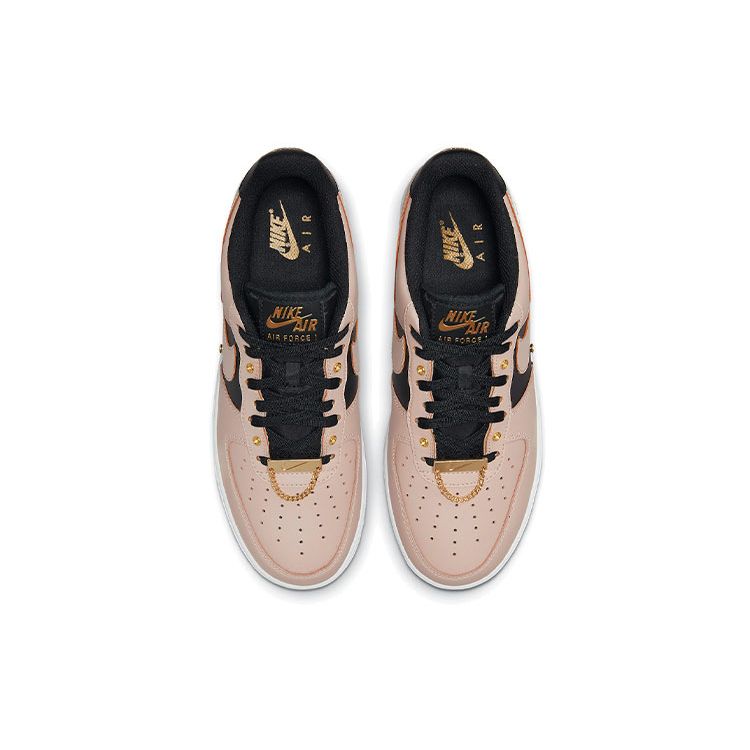 Nike Air Force 1 07 Premium Particle Beige Herren Sneaker Braun Schwarz Weiß DA8571-200