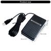 USB Foot Pedal Switch Customizable Single Key Footswitch Game Control for Efficient Computer Operations for Professional