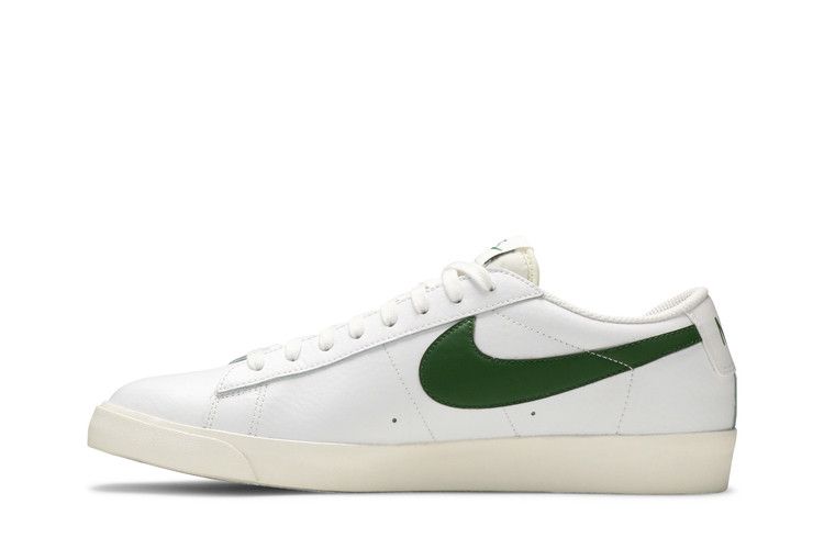 Men's Sneakers Nike Blazer Low Leather White Forest Green White/Sail-Forest Green