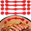 2 Set Heat-resistant Air Fryer Magnetic Silicone Clip Reusable Non-Scratch Air Fryer Magnet Buckle Removable