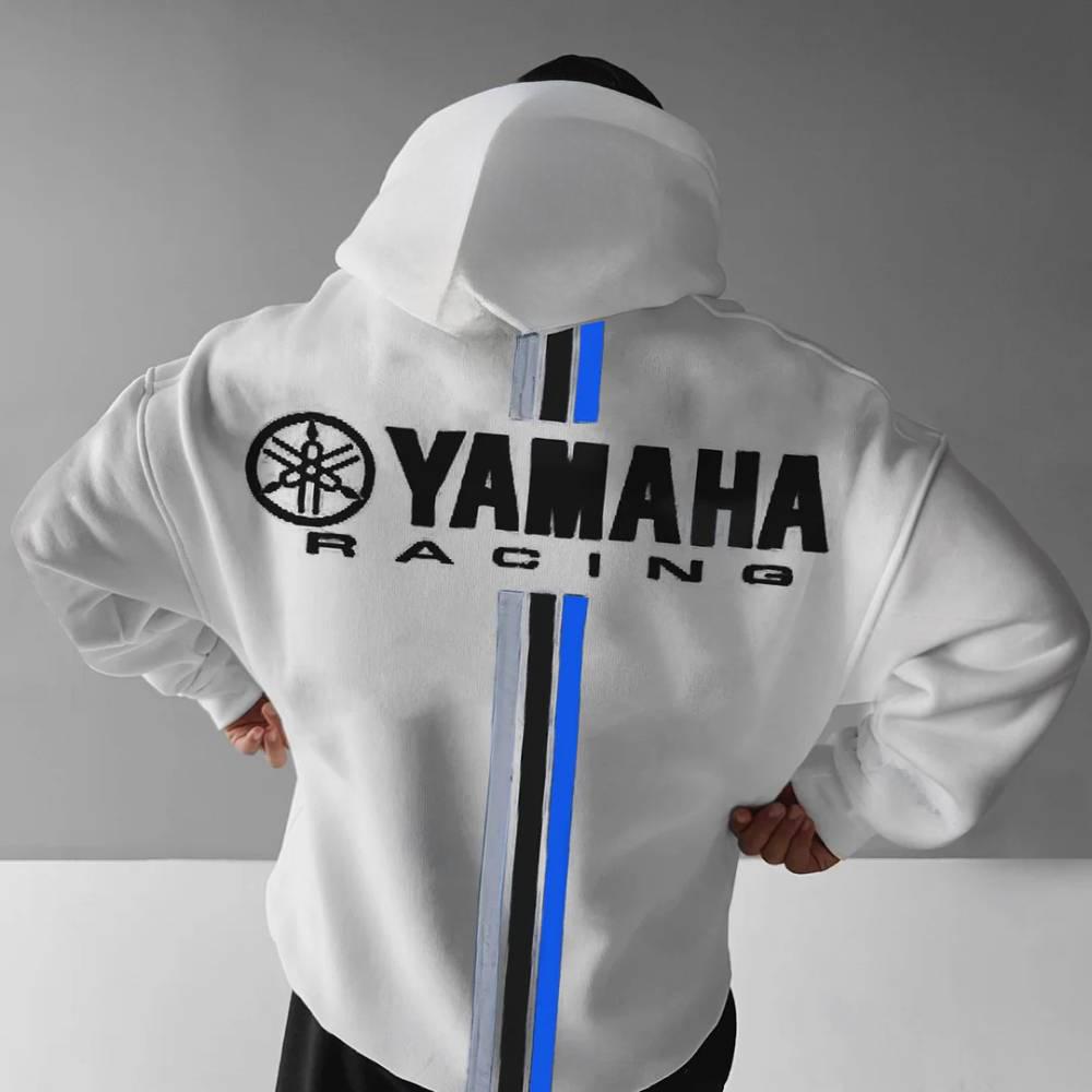 2026 Neues Yamaha Neues Herbst- und Winter-Baumwoll-Kapuzensweatshirt für Herren und Damen, übergroß, bequem und warm, Weihnachtsgeschenk