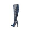 Fashion Women's Autumn Winter Boots Fashion Sexy Women's Boots Two-color Snake Knee High Boots 2025 Autumn and Winter New Women's Shoes