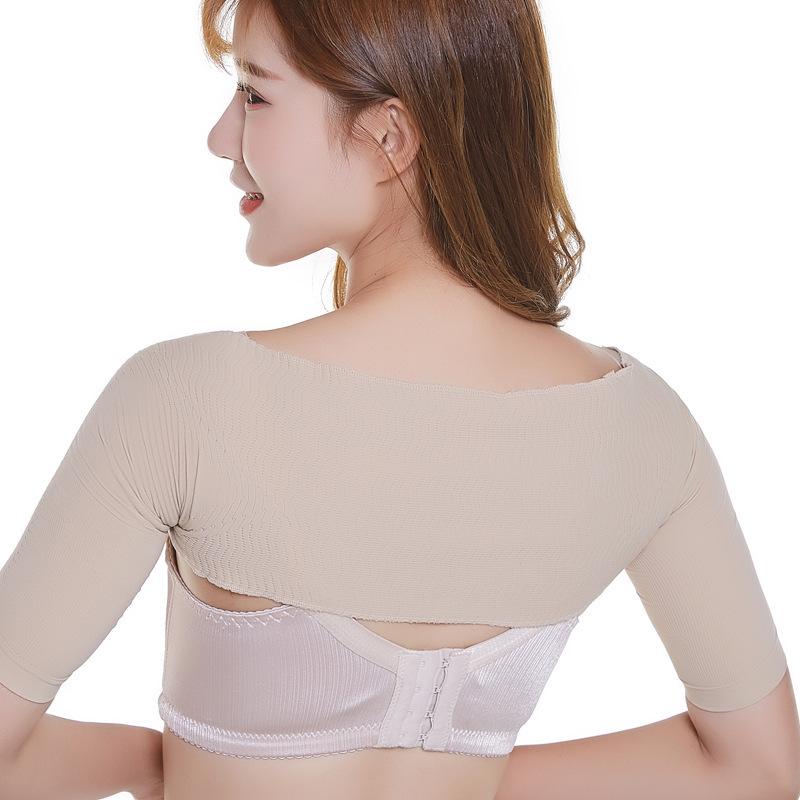 Women'S Shapewear Butterfly Sleeves Shoulder Pads Liposuction Thin Arms Shapewear Arms Long Sleeves Arm Corsets Humpback Prevent