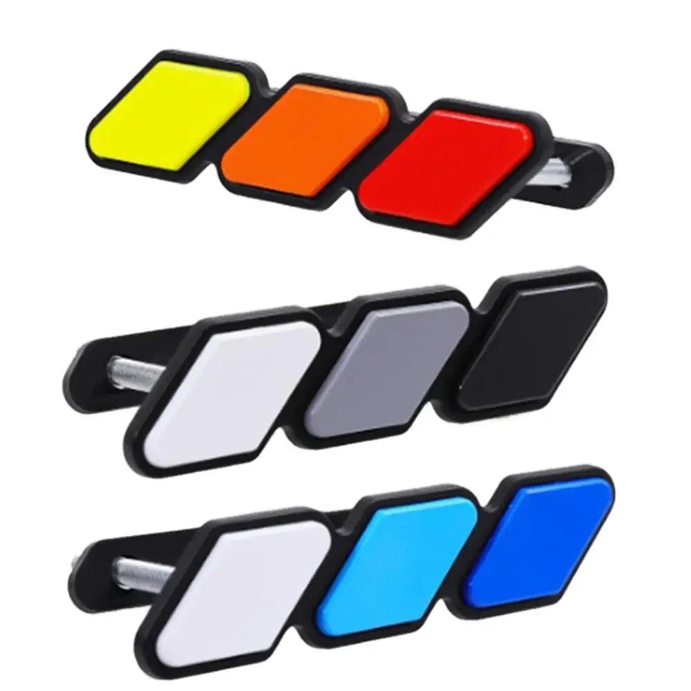3 Colors Grille Badge Emblem For Toyota Tacoma Tundra 4Runner TRD Highlande Rav4 CHR Strip Air Inlet Auto Car Accessories
