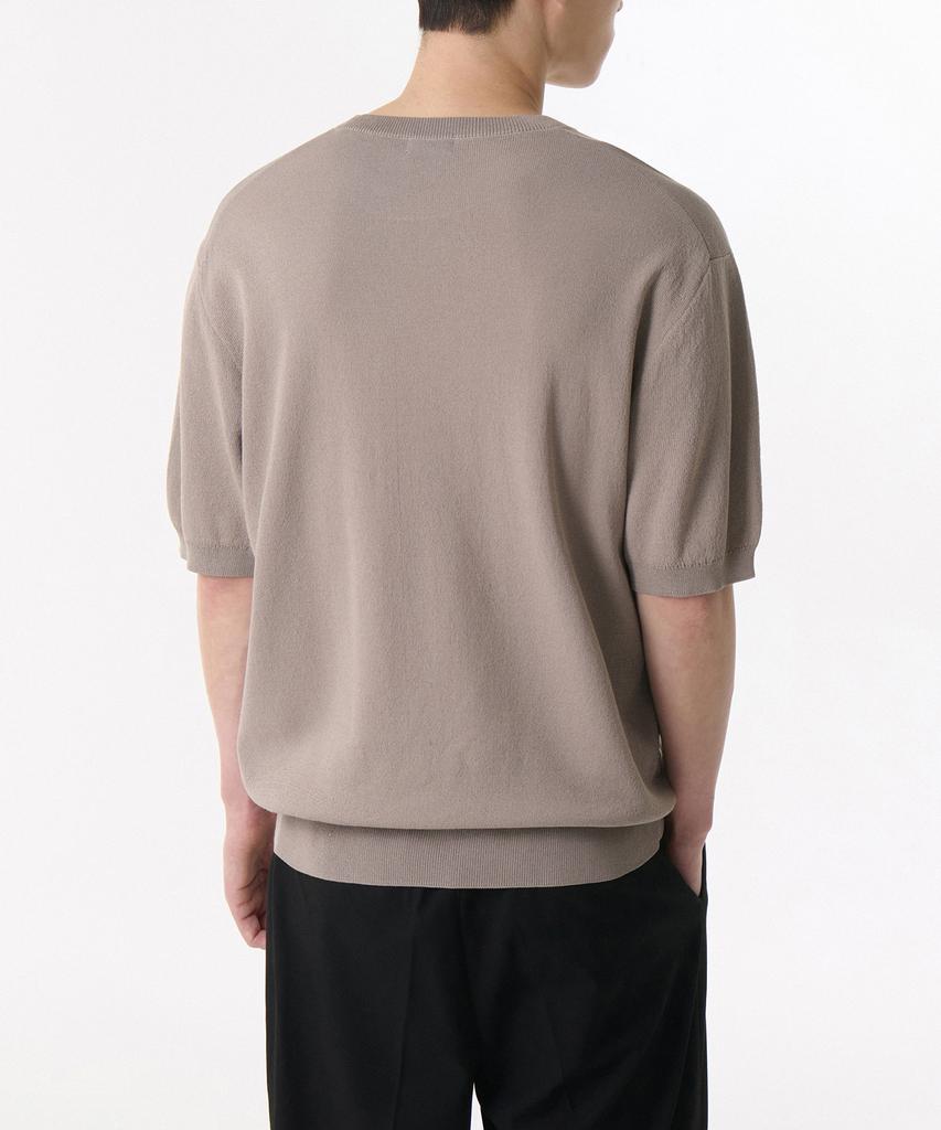 MUSINSA STANDARD Cool Touch Crew Neck Short Sleeve Knit [Taupe]