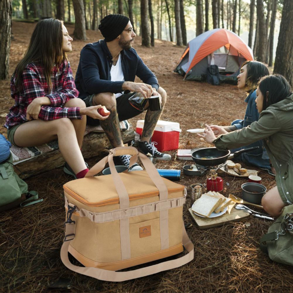 Oxford Camp Travel Bag Save Space Waterproof Camping Storage Bag Durable Portable Webbing Antiskid Foot Rest Outdoor Accessories