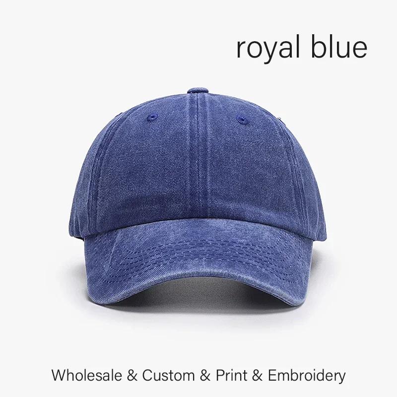 Casquette de baseball rétro SLECKTON avec logo brodé personnalisé pour hommes et femmes, design DIY, lettre, impression graphique personnalisée, vente en gros