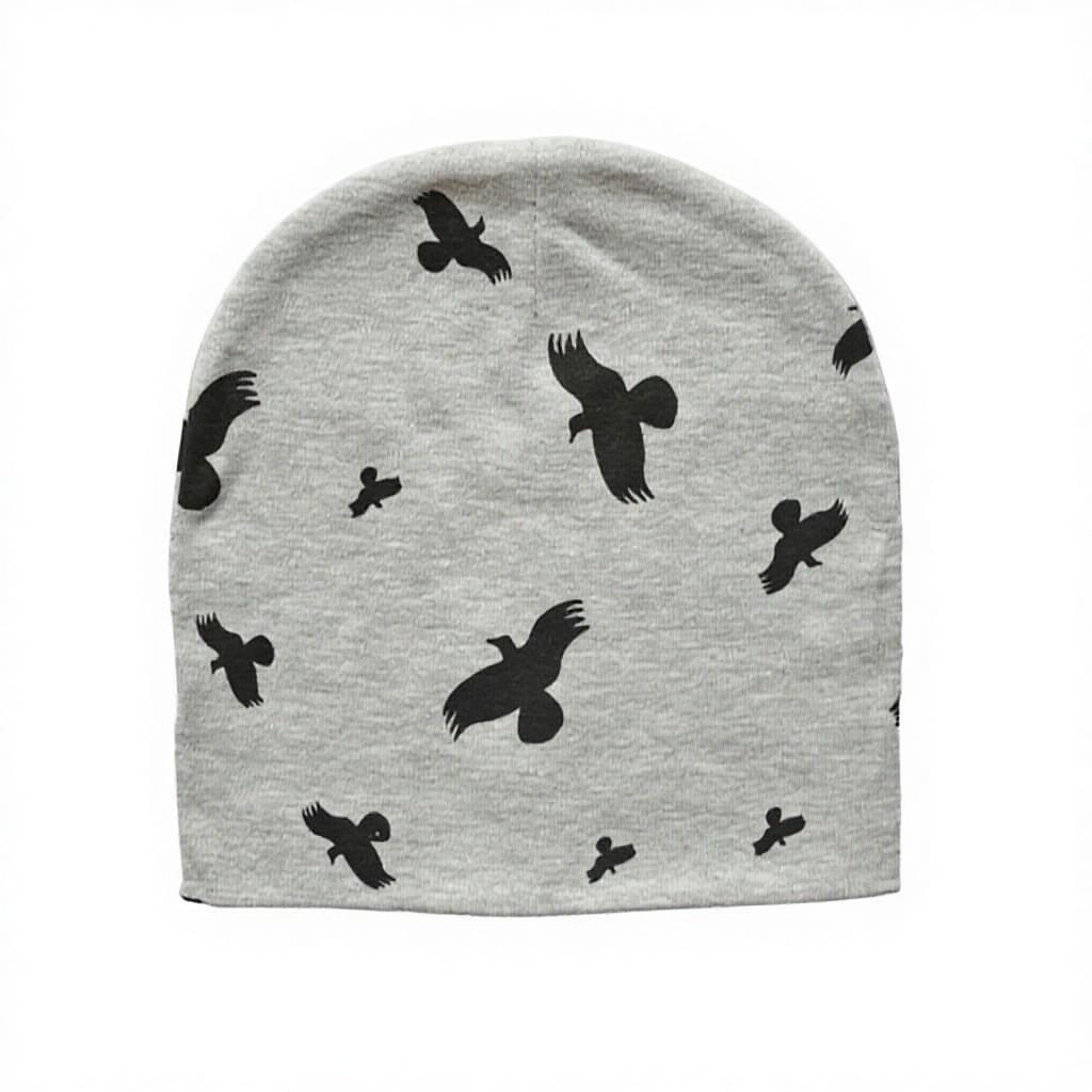 Newborn Baby Cotton Printed Beanie Hat for Infants & Young Children-Warm Unisex