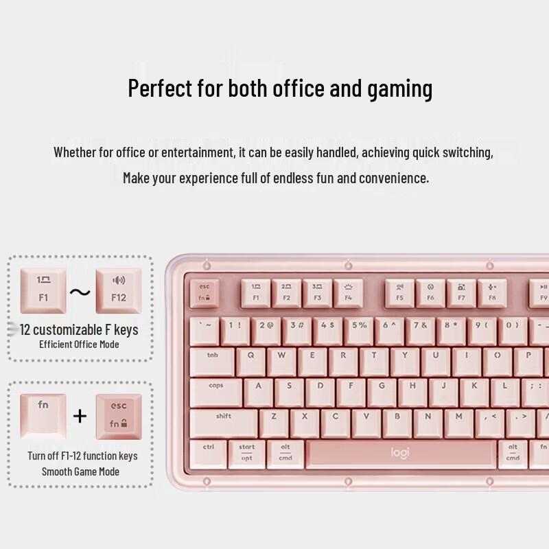 Logitech ALTO KEYS K98S AI Custom Wireless Mechanical Keyboard