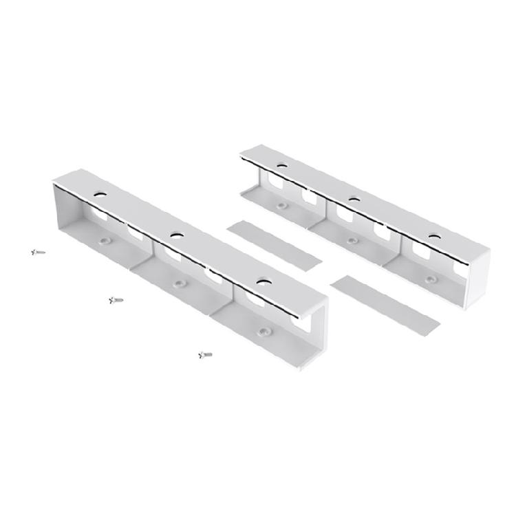 Vertical Laptop Storage Stand With AntiScratch Pad Secure Under Desk Mounting For Office And Home Use Space Efficient