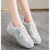 Women's Velcro Summer Mary Jane Shoes Breathable Sports Ugly Moe Casual with Dress Shoes