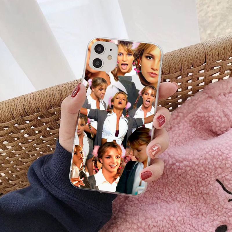 Britney Spears Phone Case for iphone 13 8 7 6S Plus X 5S SE 2020 XR 11 12 mini pro XS MAX