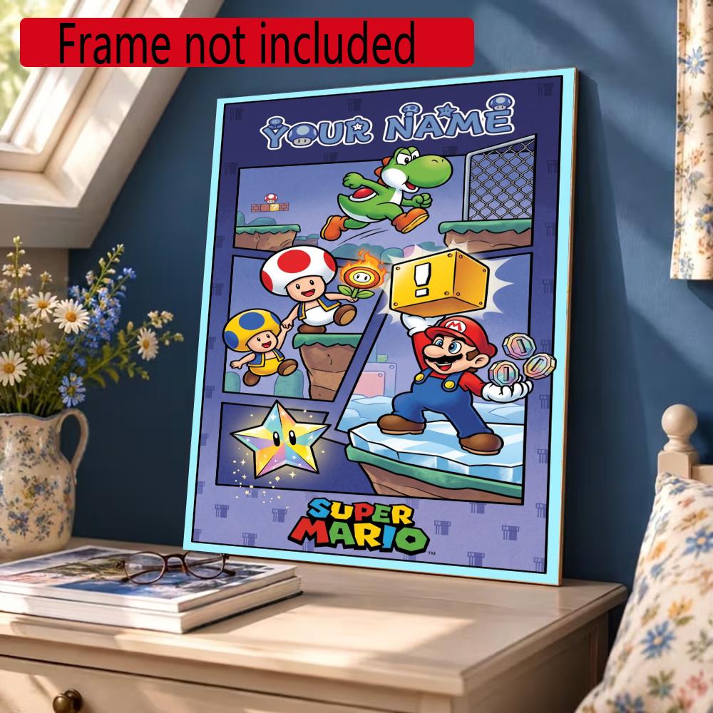 Minecraft Customize Text Diamond Painting Round Diamond Mosaic Suitable For Beginners Diamond Painting Rhinestones Gift Frameless