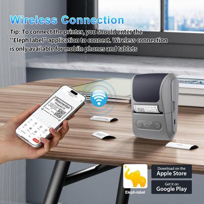 Portable Bluetooth Mini Thermal Label & Barcode Printer