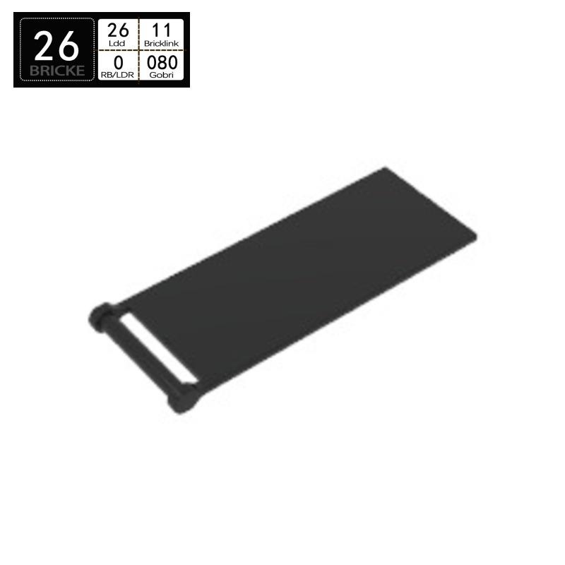 BRICKE 30292/35252/72154 Flag Piece 3x7 Building Block Compatible with LEGO