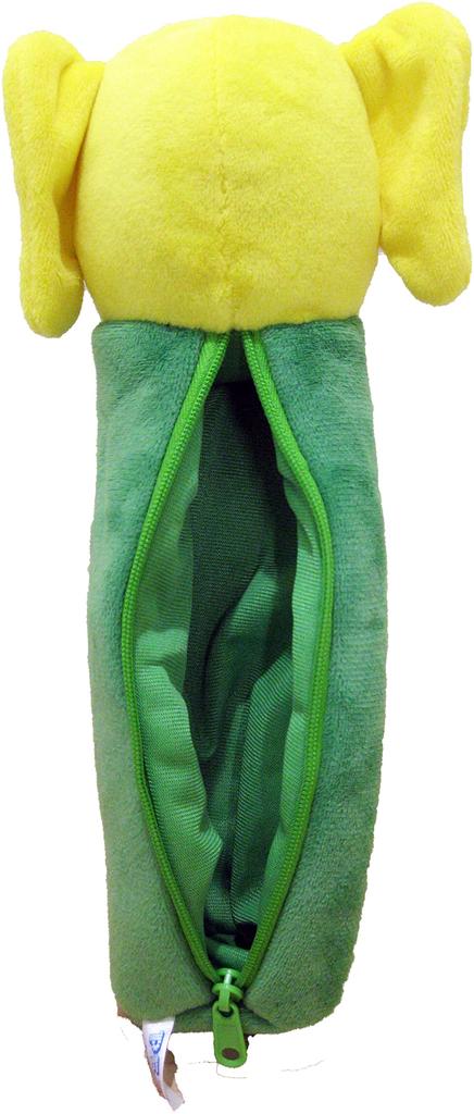 Iwaya PEZ Pen Pouch Stationery Plush Pen Pouch with Sweets Design (Elephant)