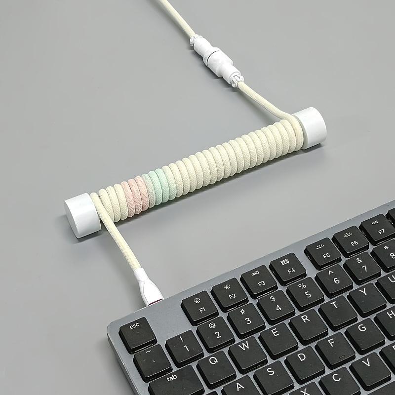 Gewickeltes Tastaturkabel Schutzstab Gewickeltes Tastaturkabel Gewichtsstab Haspel Stick Kabelorganisator