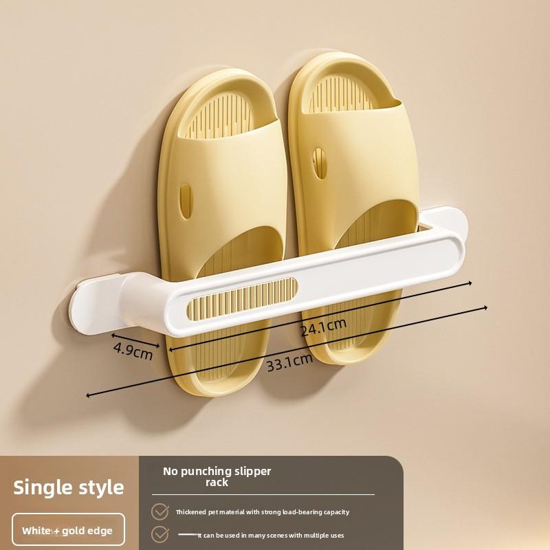 Bagno Creativo Senza Fori Pantofole Asciugamani Cucina Appeso a Parete Scolare Coperchio Pentola Scaffale da Bagno