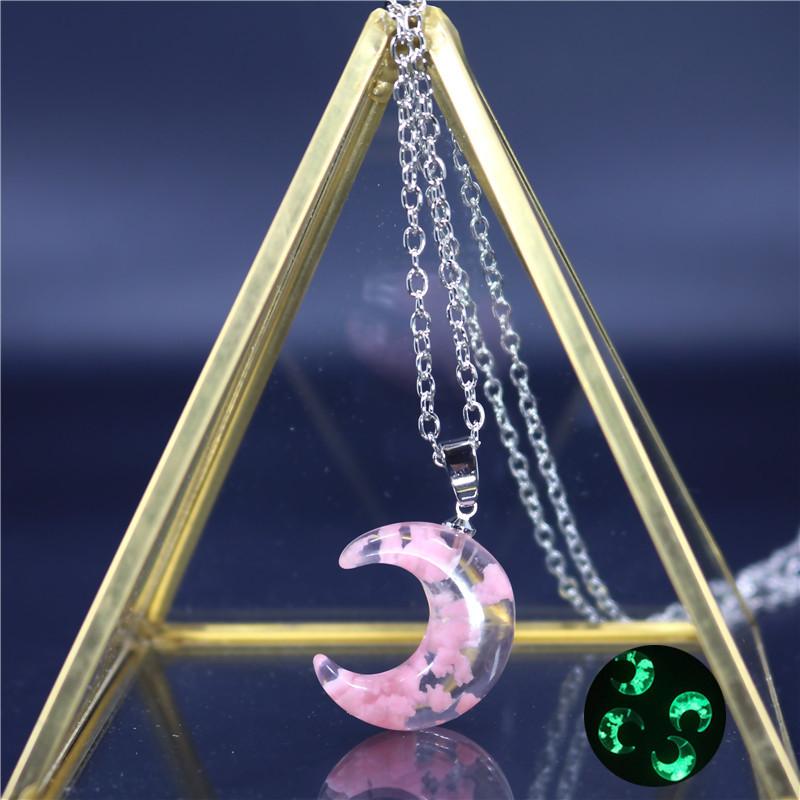 Elegancki przezroczysty żywiczny naszyjnik z wisiorkiem Rould Ball Moon dla kobiet, niebieskie niebo, biały naszyjnik z chmurami, modna biżuteria, prezenty dla dziewczyny