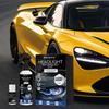 Car Headlight Restoration Kit No Sanding Car Headlight Cleaner for Foggy Yellow Lenses UV Protection Polish Repair Liquid