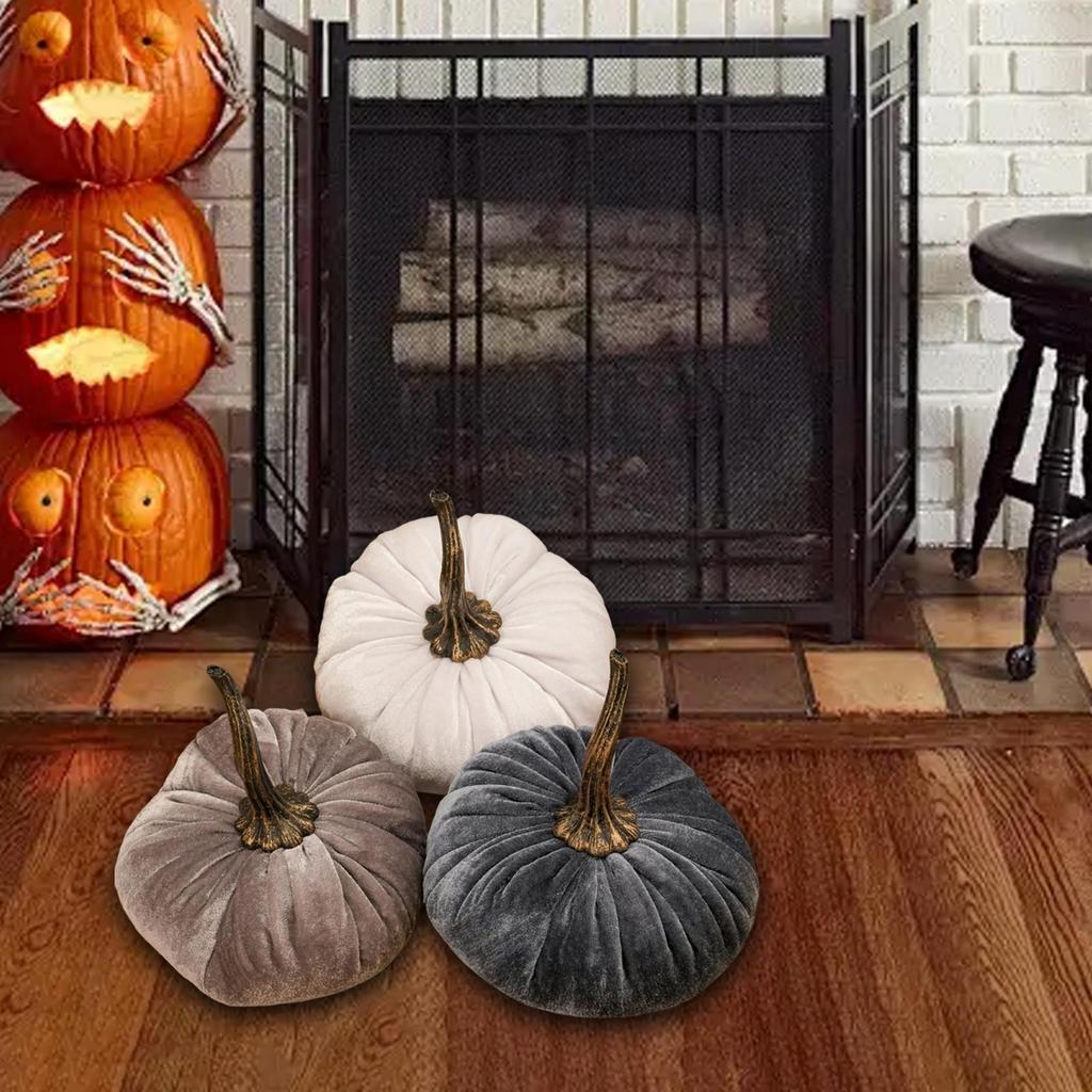 Pumpkin Trio for Thanksgiving Home Decoration