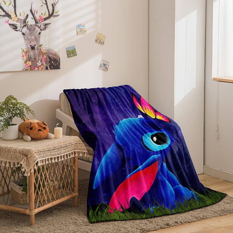 Cartoon Stitch Series Double-Sided Flannel 3D Digital Printing Blanket Blanket