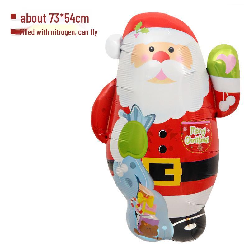 Christmas Window Display Props: Toys, Balloons, Candy Canes, Santa, Snowman, Christmas Tree.