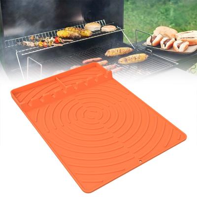 Silicone Grill Mat for FlexFlame Griddle Tools Mat BBQ Accessories for Outdoor Grill Kitchen Counter